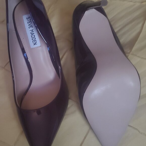 Steve Madden VALA Stiletto Pumps | Burgundy Patent | Size 8 | NWOT - Picture 6 of 8